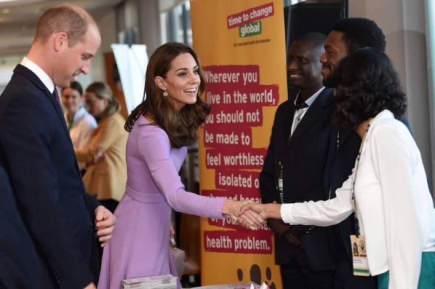 Kate reapareció cuando acudía junto al príncipe Guillermo a la Cumbre Mundial de Salud Mental.
