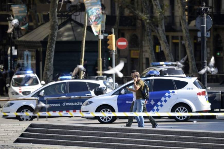 Las autoridades españolas han desplegado un gigantesco dispositivo de seguridad en la ciudad.