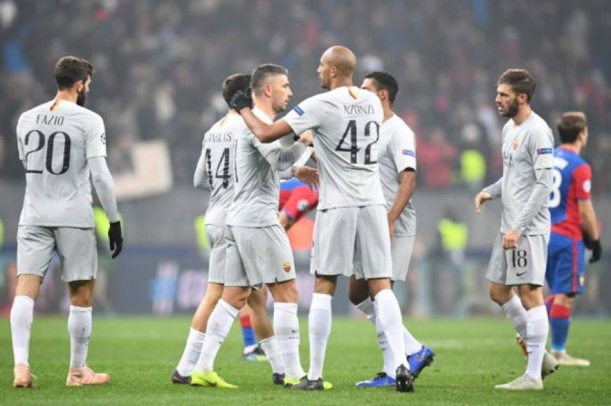 El AS Roma se impuso por 2-1 al CSKA Moscú este miércoles en partido de la cuarta fecha de la llave G y tiene a tiro los octavos de final de la Liga de Campeones.