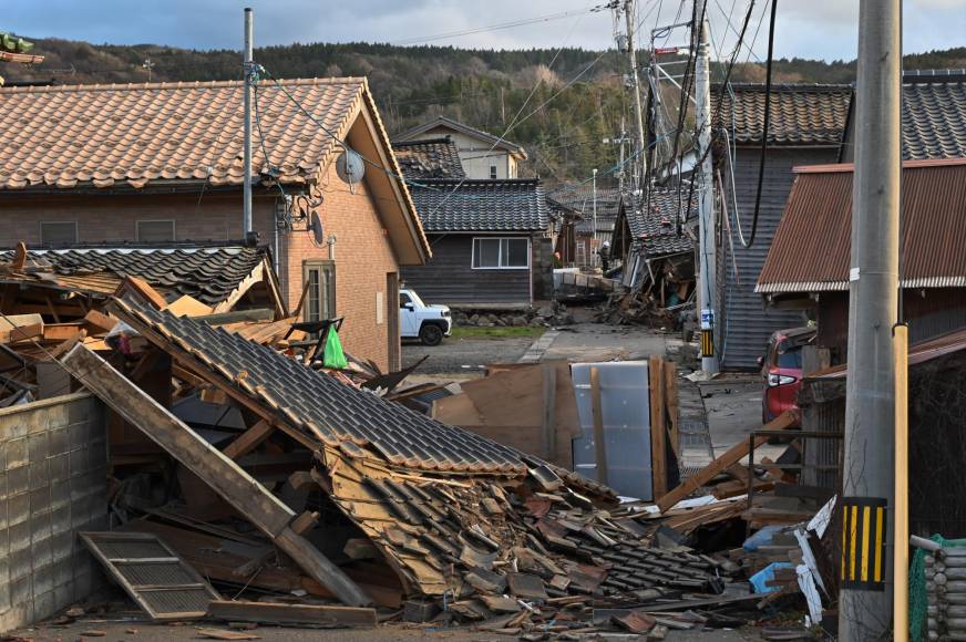 Los daños causados por los sismos afectaron sobre todo a las casas antiguas, que suelen ser de madera.