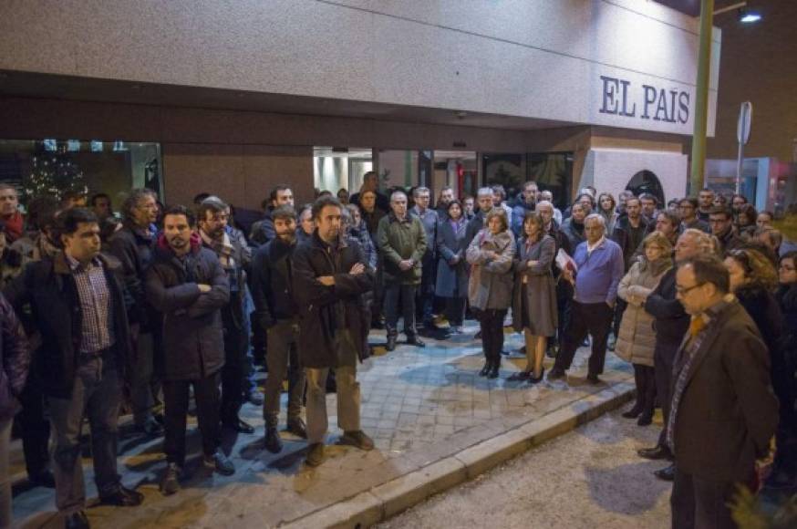 Las manifestaciones en el diario El País de España.