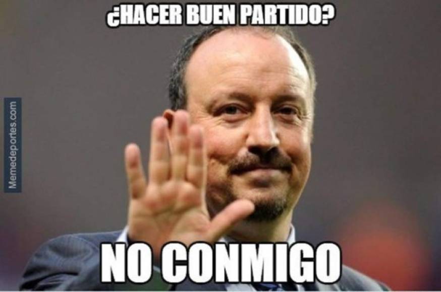 Olvídate con Rafa Benítez.