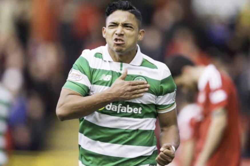 8. Emilio Izaguirre (32 años) - El lateral izquierdo hondureño del Celtic de Escocia tiene un valor de mercado de 1 millón de euros.