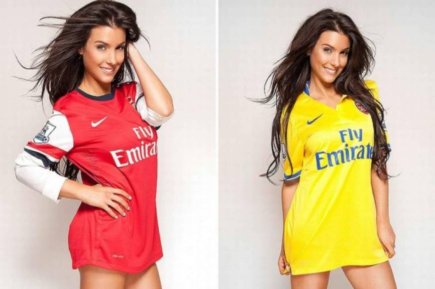 Ludivine Kadri Sagna en su momento apoyo al Arsenal, exclub de su esposo.