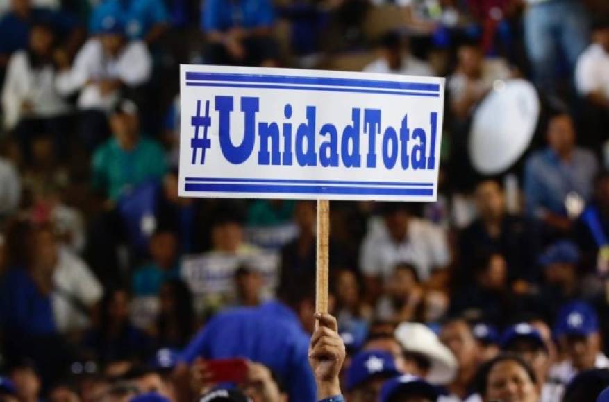 Los cachurecos plocamaron la unidad para lograr la cuarta victoria consecutiva del Partido Nacional.