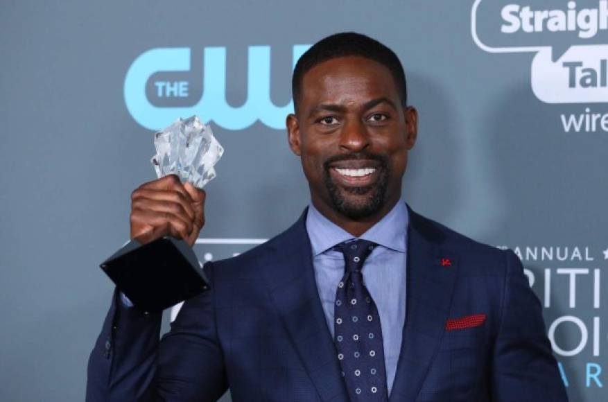 Sterling K. Brown fue el mejor actor de drama por la serie This Is Us.