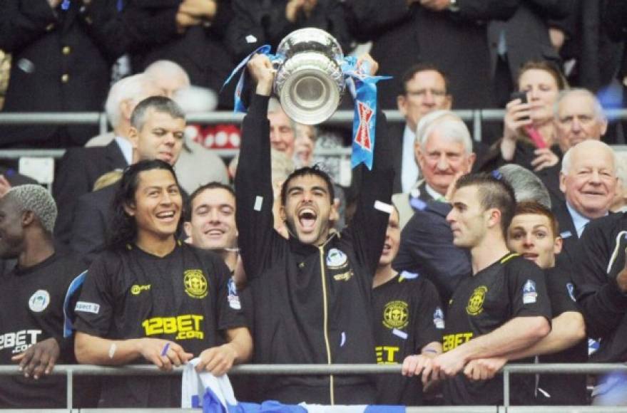El Wigan fue campeón de la Fa Cup en el 2012 con el catracho Roger Espinoza como titular. Le ganaron al Manchester City.