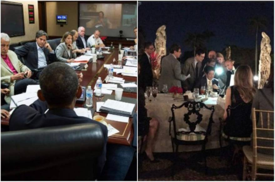 Unos meses atrás, cuando Trump fue sumamente criticado por discutir información confidencial mientras cenaba en su restaurante de Mar a Lago, con el primer ministro nipón, Souza publicó una imagen del 'situation room' (cuarto de situaciones) donde se discute la información clasificada del gobierno.