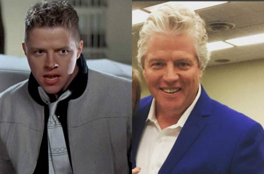 Thomas Wilson (Biff Tannen)<br/><br/>El actor tuvo tres papeles a lo largo de la triología, ya que también encarnó a Griff, nieto de Biff y al bisabuelo de este, Buford 'Mad Dog' Tannen.<br/><br/>Thomas, quien actualmente tiene 59 años, no solo se dedicó a la actuación, también es actor de doblaje, escritor, músico y comediante.<br/><br/>Está casado desde hace 37 años con Caroline Thomas, con quien formó una familia de cuatro hijos.<br/>