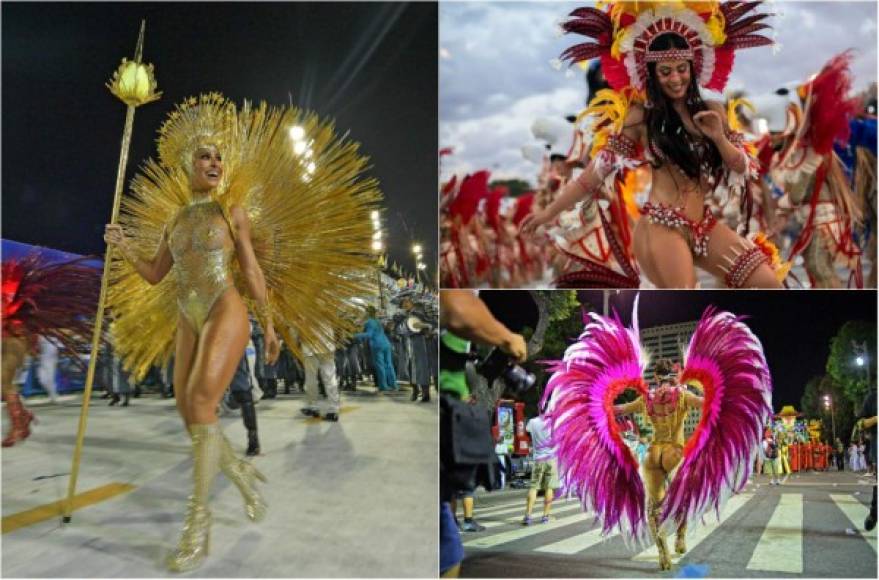 Las 'garotas' se convirtieron en una de las principales atracciones del desfile de las escuelas de Samba en la inauguración del Carnaval de Río de Janeiro, 'el espectáculo más grande del mundo'.