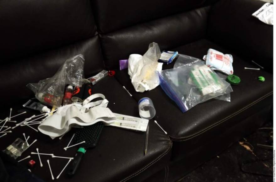 En el sitio fueron encontrados medicamentos y objetos de aseo personal.