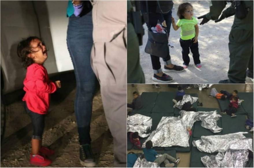 El sufrimiento de los niños separados de sus padres en la frontera de Estados Unidos ha quedado retratado en impactantes imágenes que reflejan la 'cruel e inhumana' política de 'tolerancia cero' contra los indocumentados por parte del Gobierno de Donald Trump.