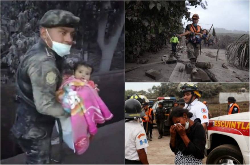 Devastación, luto y dolor. Guatemala amaneció conmocionada tras la violenta erupción del volcán de fuego que se cobró la vida de más de 60 personas y afectó a 1,7 millones de guatemaltecos.