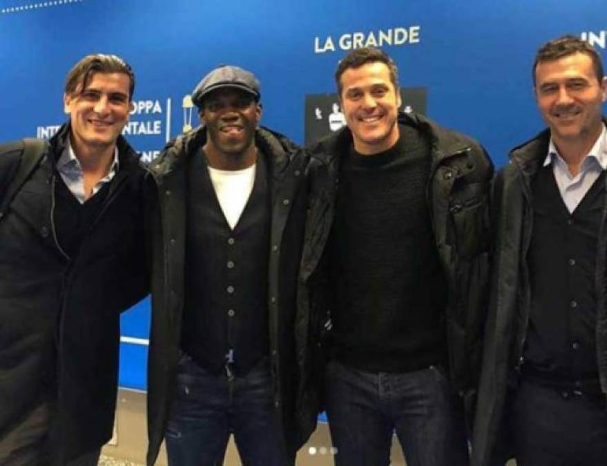 David Suazo siga ligado a importantes personajes en la historia del Inter de Milán y comparte con ellos.