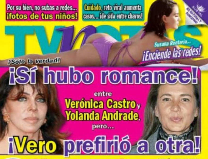 En su número más reciente, la revista TV Notas publicó una entrevista con una persona cercana a Castro, quien confirmó que Verónica y Yolanda se casaron hace años, y además reveló las razones detrás de su ruptura y los motivos de Andrade para dar a conocer todo.<br/>