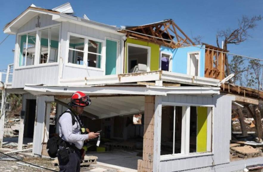 La destrucción en Mexico Beach es la evidencia de la furia con la que el ciclón azotó el Panhandle de Florida.