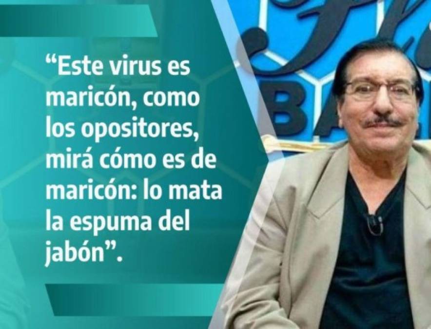 Estas fueron algunas de las palabras del periodista de Nicaragua al referirse a la pandemia del coronavirus. Lamentablemente hoy se informa que murió tras dar positivo.