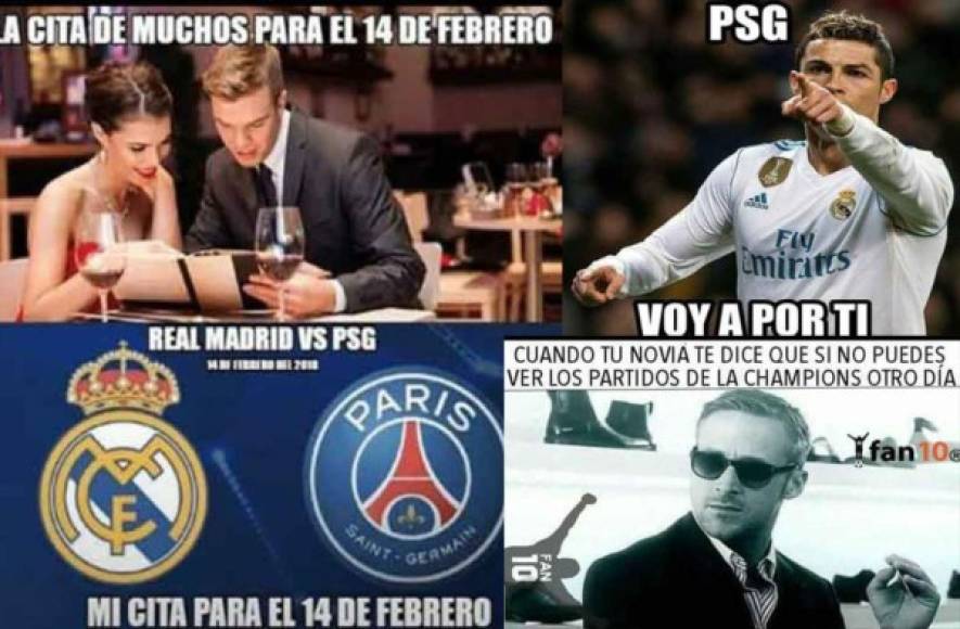 El Real Madrid y PSG se verán las caras este miércoles en uno de los partidos más esperados por lo seguidores del fútbol. Españoles y franceses chocarán por la ida de octavos de final de la Champions League y en las redes sociales se calienta el juego con divertidos memes.