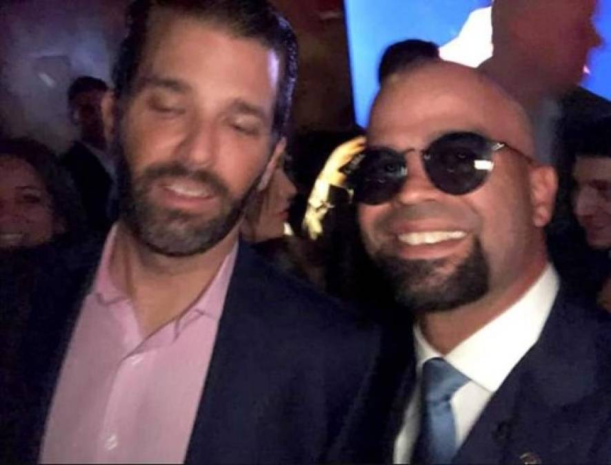 Terrio presume en redes sociales sus encuentros con grandes personajes republicanos, como el hijo del presidente estadounidense, Donald Trump Jr.