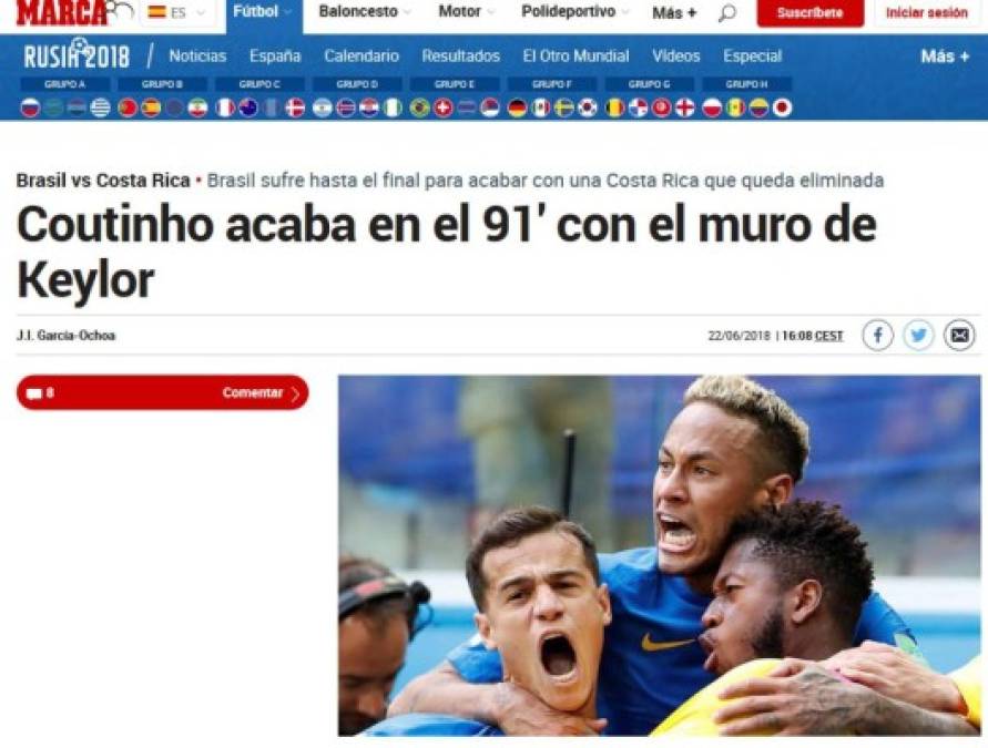 Diario Marca de España.