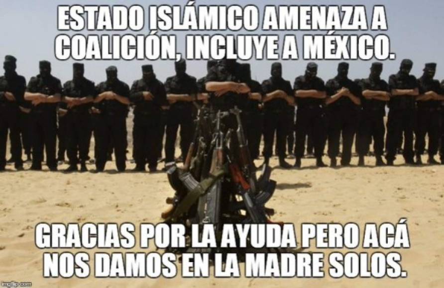 El Estado Islámico publicó un video en el que se amenaza a la “Coalición global que lucha contra el ISIS”, países entre los que incluyó la bandera de México. Así se tomaron los mexicanos las amenazas de la red terrorista.