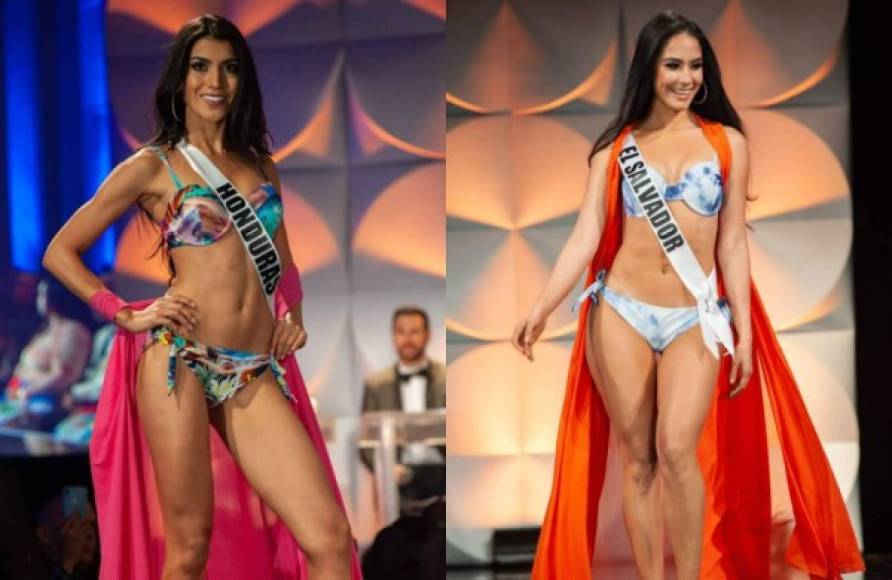 Las bellezas que representaron a Centroamérica: Miss Honduras Rosemary Arauz, Miss El Salvador Zuleika Soler, Miss Belice Destinee Dominique Arnold, Miss Nicaragua Inés López Sevilla, Miss Costa Rica Paola Chacón Fuentes y Miss Panamá Mehr Eliezer se lucieron en los desfiles en traje de baño, trajes típicos y vestidos de gala en los desfiles preliminares del Miss Universo 2019 celebrados este 06 de diciembre en Atlanta, EEUU.