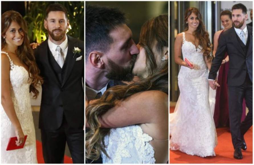 El crack argentino Lionel Messi contrajo matrimonio en una ceremonia privada con su novia de siempre y madre de sus hijos Antonella Roccuzzo.