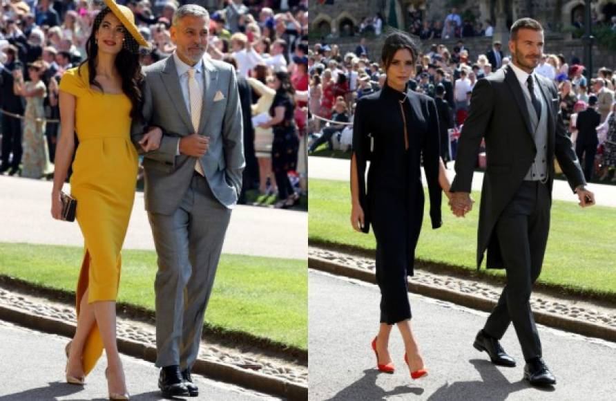Entre todos los famosos invitados al enlace del príncipe Harry y Meghan Markle, las parejas conformadas por George y Amal Clooney y David y Victoria Beckham fueron las más esperadas.<br/><br/>Con algunos coincidiendo en que los Clooney son los ganadores en el duelo de moda, además de encantar al público con su química.<br/><br/>¿Cuál fue tu favorita?