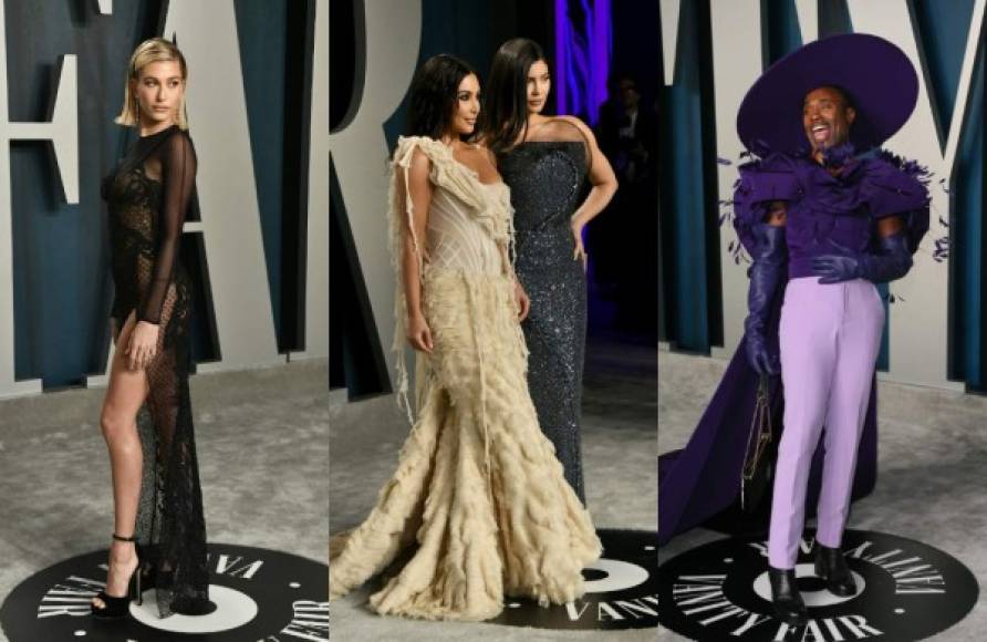 Desde las transparencias de Hailey Bieber, los 'trapos' de Kim Kardashian o las extravagancias de Billy Porter, estos son algunos de los peor vestidos en a fiesta de la Vanity Fair, el after party más famosos de los Óscar.