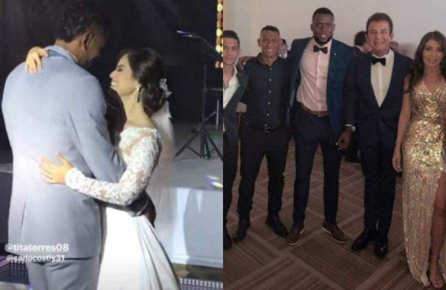 El delantero Carlo Costly y su amada Karen Torres se casaron la noche del sábado en una espectacular boda. Tras contraer nupcias, se trasladaron al Club Hondureño Árabe para celebrar en una fiesta privada. Conocé a los personajes que se hicieron presentes. Fotos Instagram.