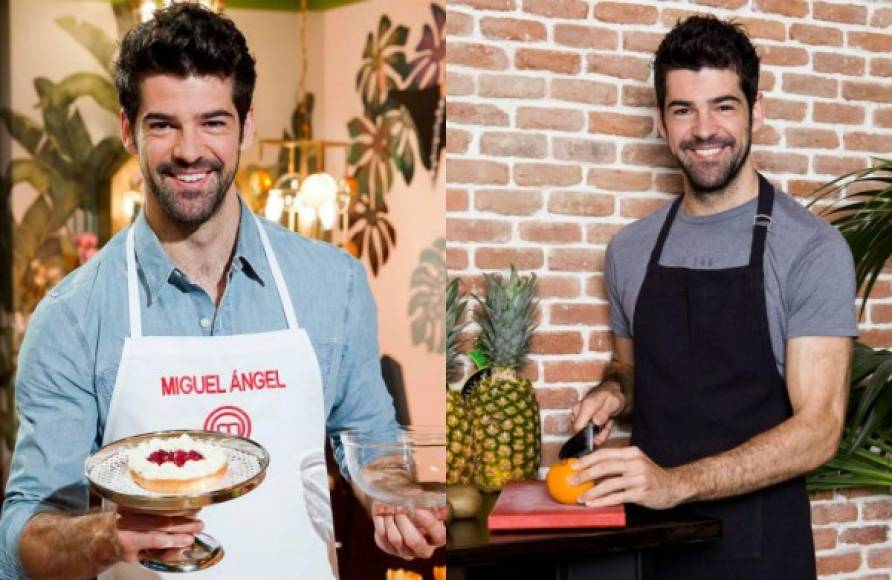 9- El español Miguel Ángel Muñoz (34), es conocido por su trabajo en las teleseries Infames y Capadocia, y por haber ganado el reality show Celebrity Master Chef... ¡qué delicia!<br/>