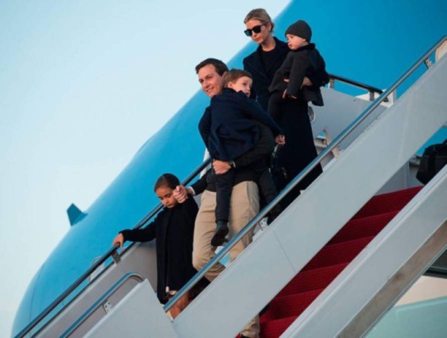 La familia presidencial arribó el pasado viernes en el Trump Force One a la localidad de Aspen.