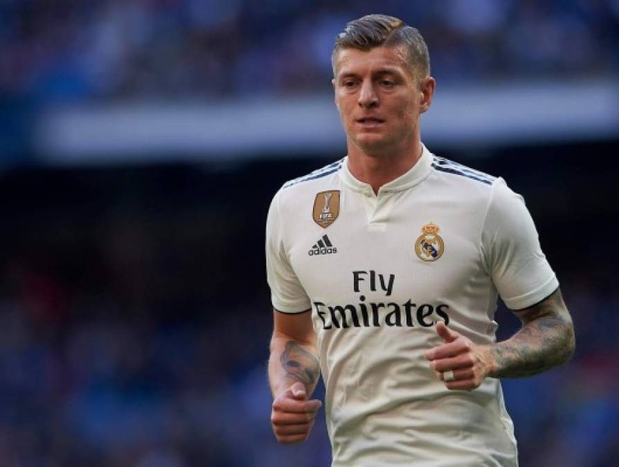 4. Toni Kroos - Tiene un valor de mercado de 80 millones de euros.