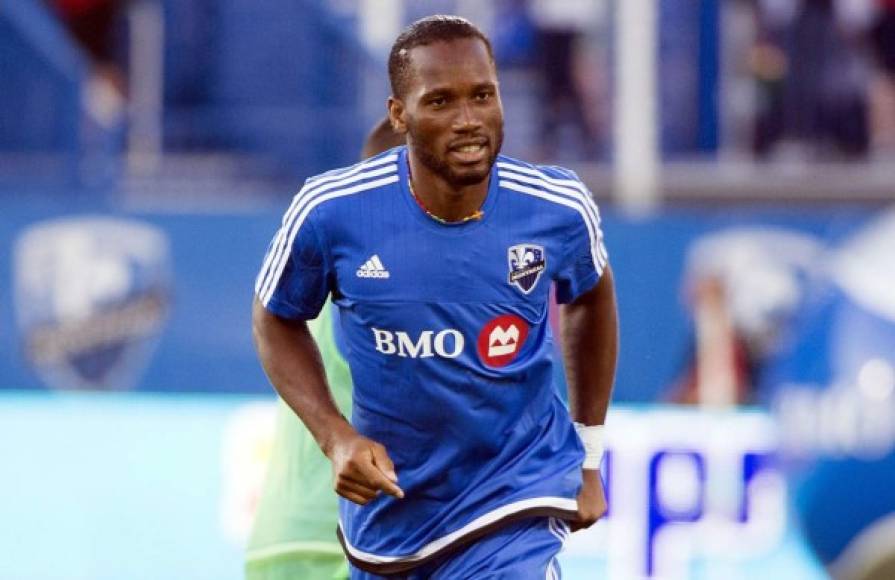 Didier Drogba (37 años) Montreal Impact (Canadá).