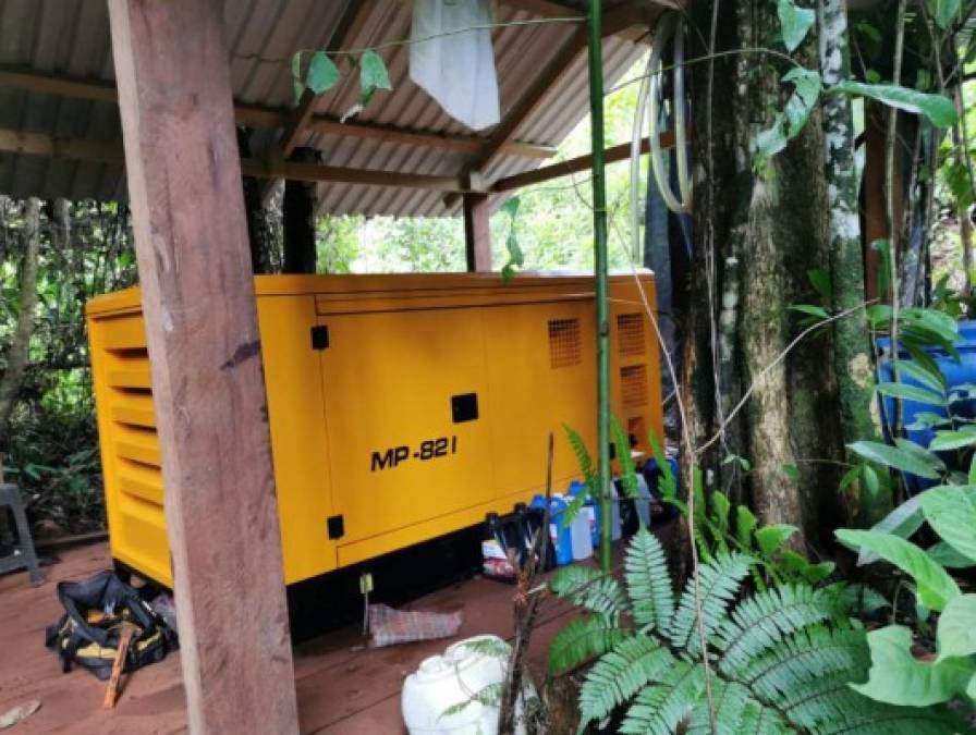 El laboratorio incluso contaba con una planta eléctrica.