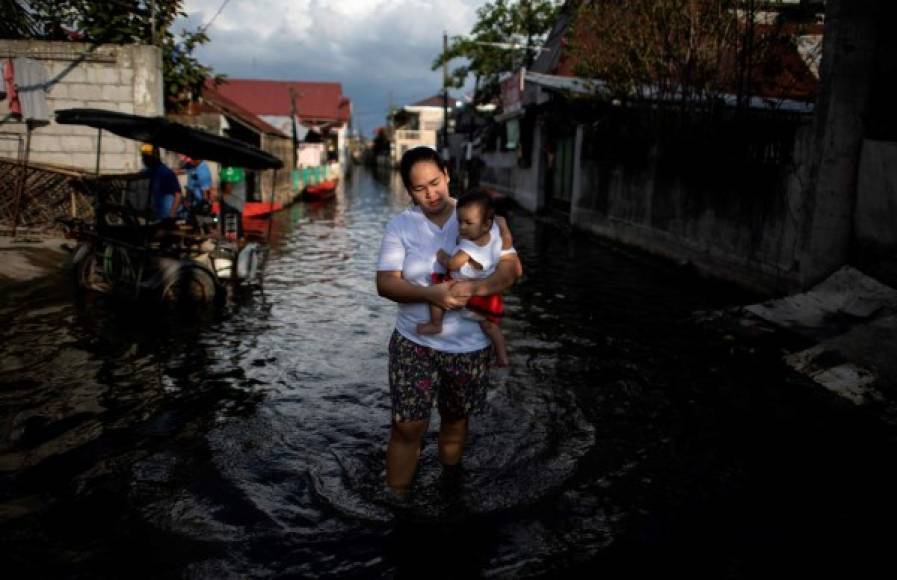 La magnitud de la desastre es mucho mayor que el que representa el aumento del nivel de los océanos, debido a los riesgos que corren gran parte de los 13 millones de habitantes de Manila.
