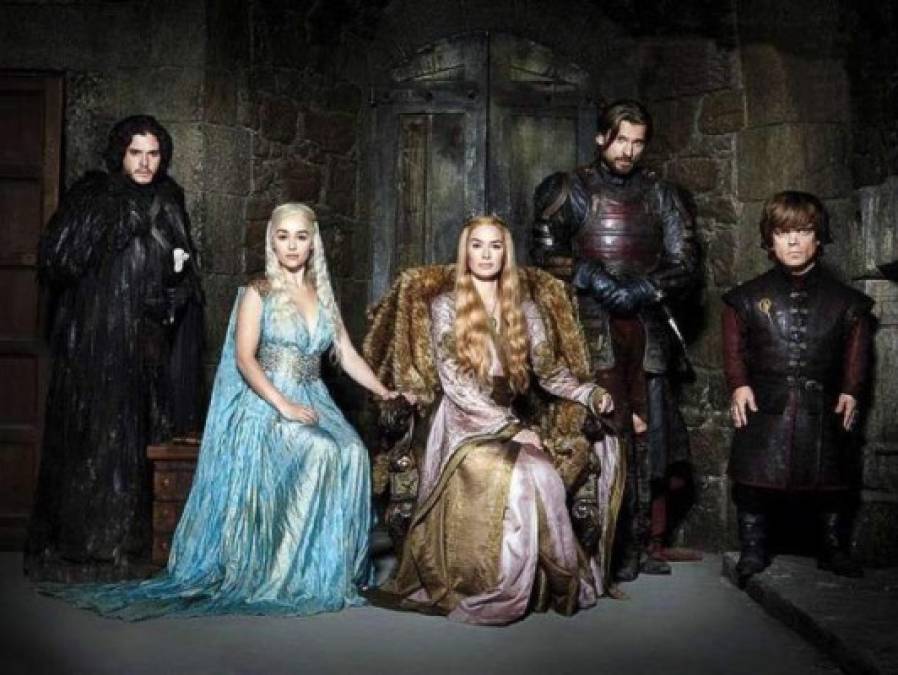 5. US$ 500.000 Emilia Clarke, Nikolaj Coster-Waldau, Peter Dinklage, Lena Hadey y Kit Harrington – Juego de Tronos