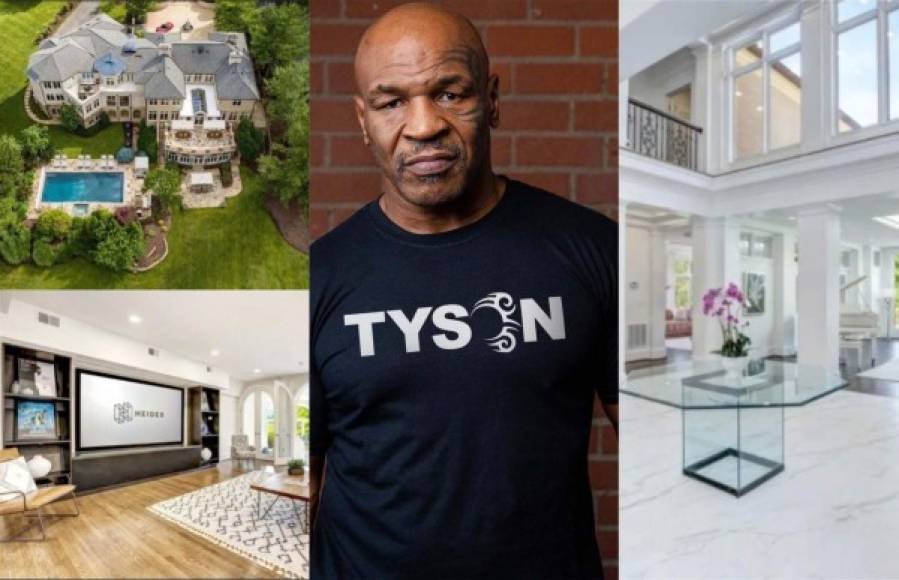 Una impresionante mansión en donde habitó durante un tiempo Mike Tyson no logra ser vendida desde hace un buen tiempo pese a que ha bajado de precio constantemente. Fotos TTR/Sotheby's International Realty.