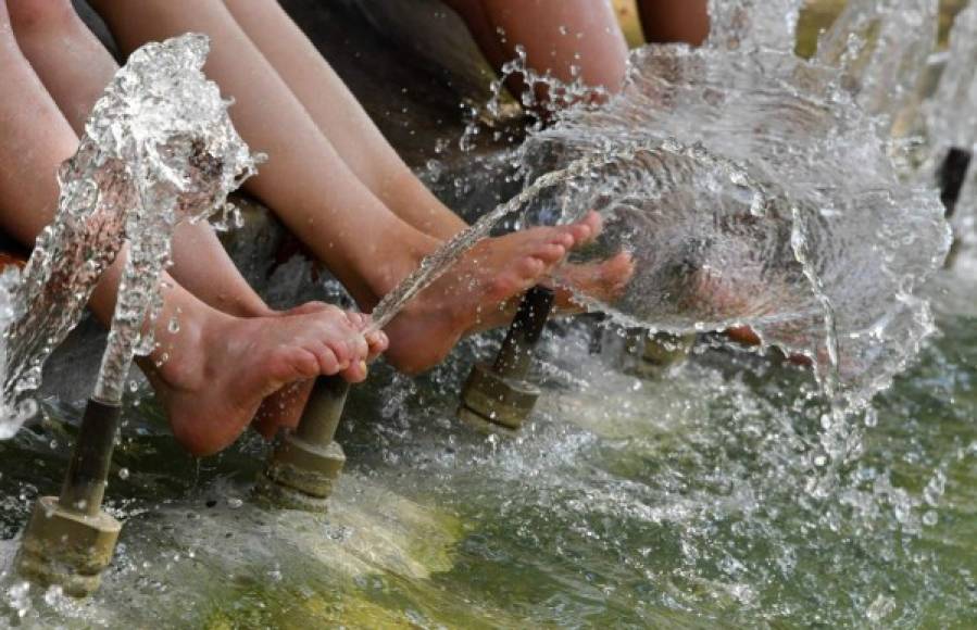 También en Alemania persiste el calor extremo, después de que este miércoles se alcanzasen unos inusuales 39,5 grados en el 'Land' de Sajonia-Anhalt (este) y hoy se esperan entre 36 y 38 grados.