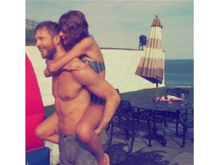 La romántica foto de Taylor Swift con su novio Calvin Harris alcanzó 2,5 millones de me gusta y se posiciona en el lugar tres.