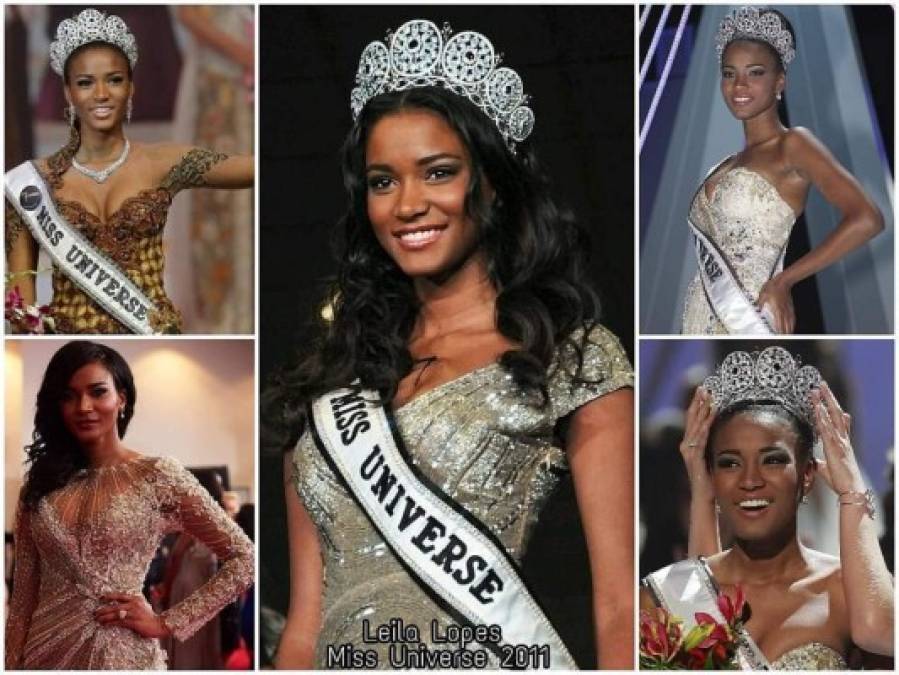 Leila Luliana da Costa Vieira Lopes - Angola - 2011<br/><br/>La 60ª edición de Miss Universo se llevó a cabo en el recinto Credicard Hall en la ciudad de São Paulo, Brasil, el 12 de septiembre de 2011. Concursantes de 89 naciones y territorios autónomos compitieron por este título de belleza.