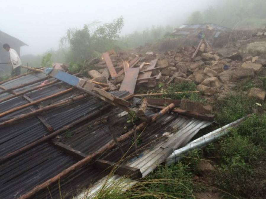 Otro ángulo de la tragedia ocurrida en El Rosario, Comayagua.