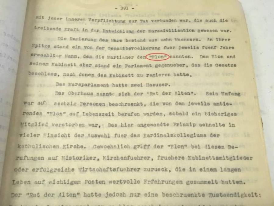 El nombre de 'Elon' en este libro de 1953, levanta muchas teorías de conspiración sobre los viajes a Marte y de su anticipación como proyecto vigente desde 2020.