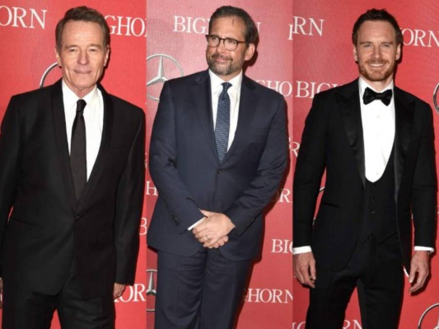 Bryan Cranston, Steve Carell y Michael Fassbender.