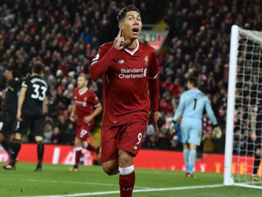 Roberto Firmino: (Delantero brasileño que milita en el Liverpool).