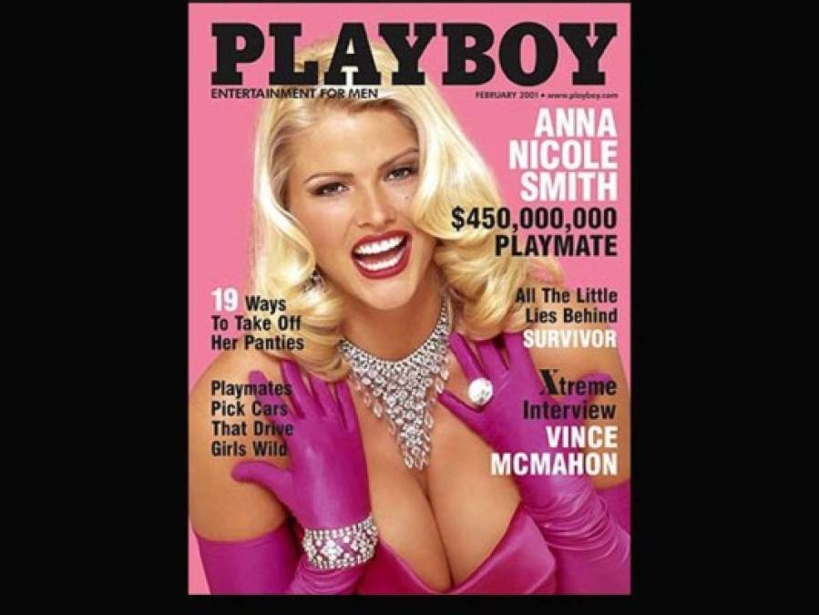 Anna Nicole Smith estuvo en varias portadas.