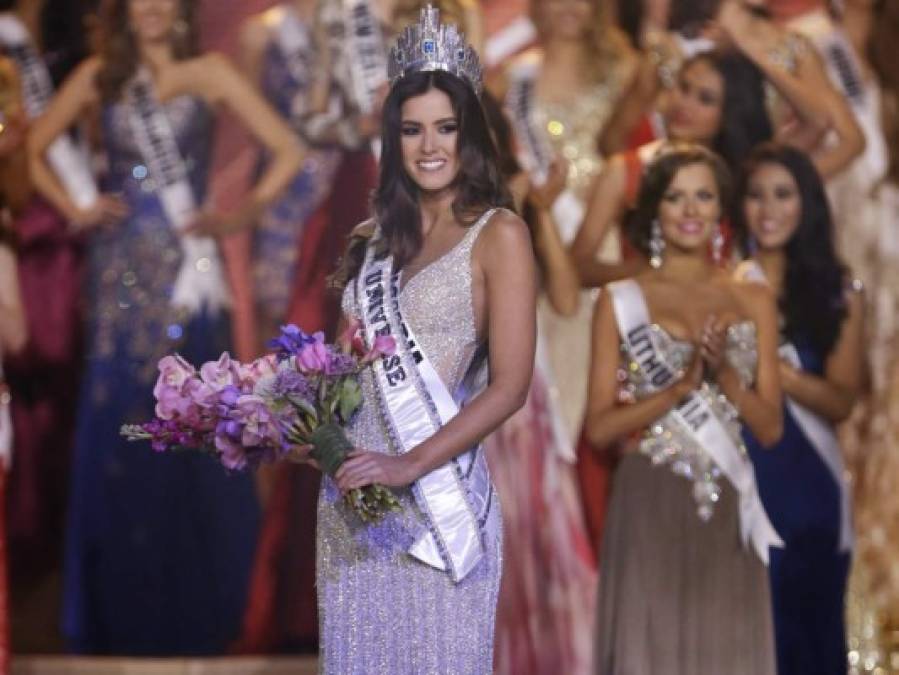 Paulina Vega Dieppa - Colombia - 2014<br/><br/>La 63.ª edición de Miss Universo, correspondiente al año 2014 se llevó a cabo en la ciudad de Doral, Estados Unidos; el 25 de enero de 2015 en la «Arena de la Universidad Internacional de Florida», en la ciudad de Miami, Estados Unidos.​​<br/>