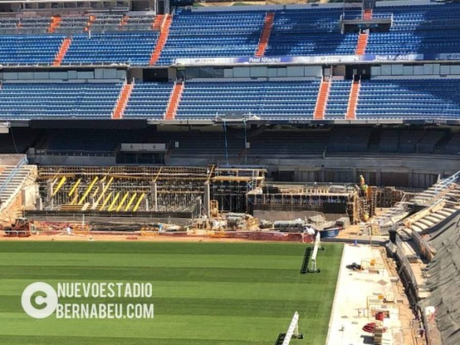 El césped del estadio también ha sido cambiado.