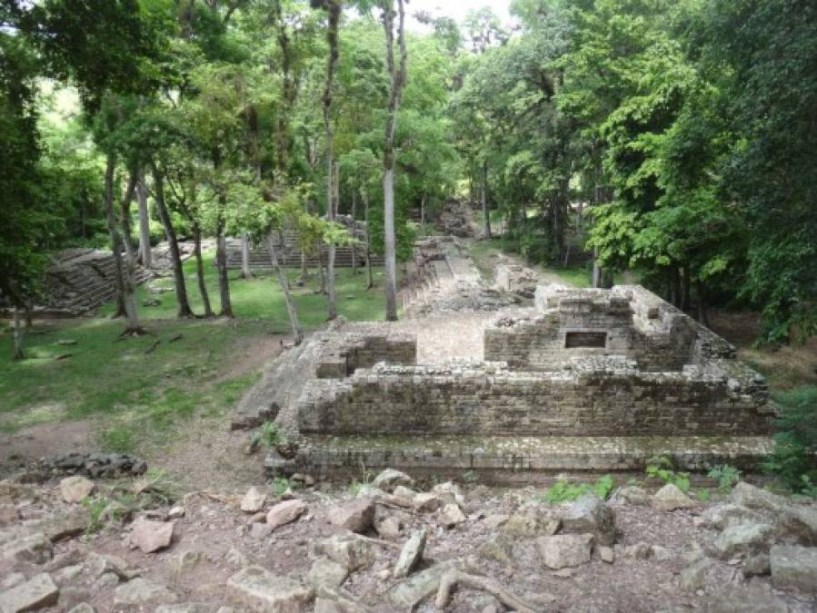 El Cementerio en el Parque Arqueológico Copán.