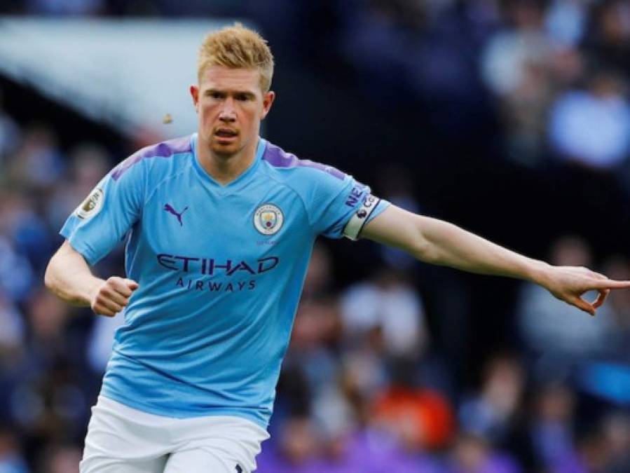 9. Kevin de Bruyne (28 años) - Mediocampista belga del Manchester City cuenta con un valor de mercado de 130 millones de euros.